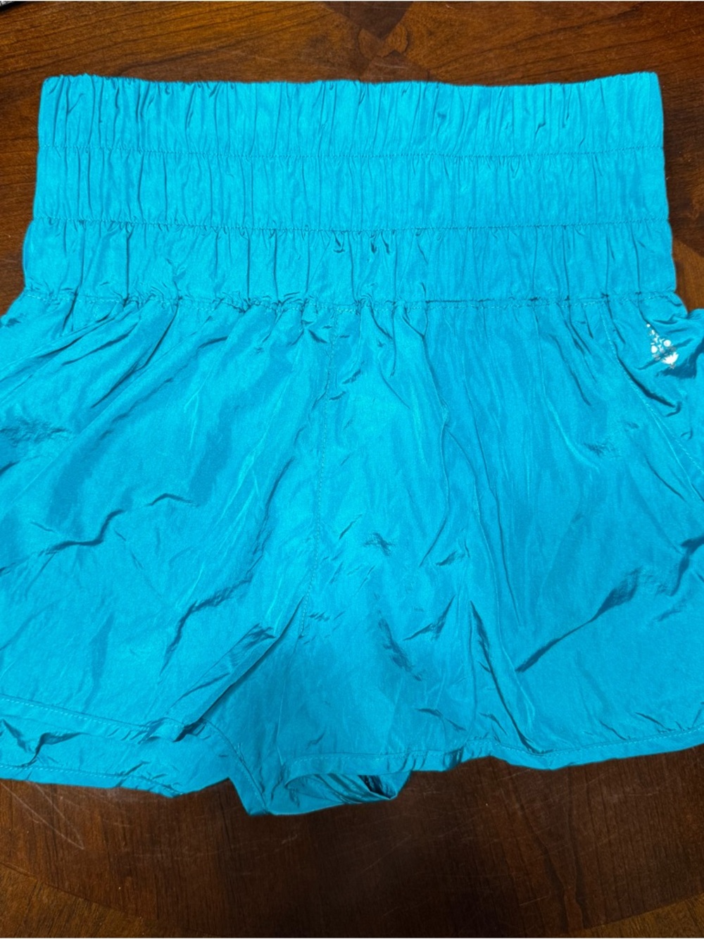 Free People Athletic Shorts in Bright Turquoise